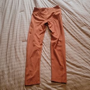 RARE Girlfriend Collective leggings, burnt orange , xs
